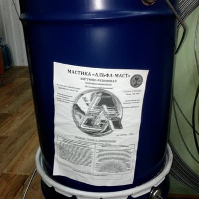 Мастика холодного применения АЛЬФА-МАСТ МБР (битумно-резиновая)
