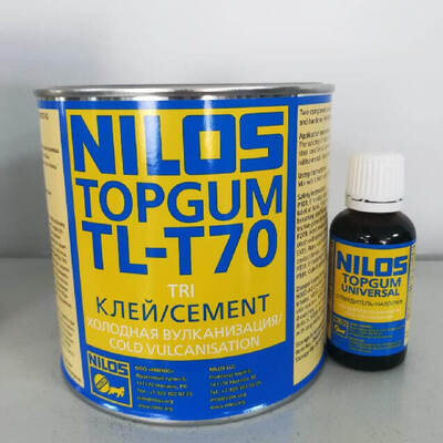 Клей Nilos TL-T70 для футеровки барабанов и ремонта конвейерных лент