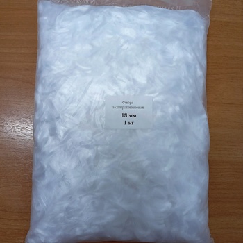 Фибра полипропиленовая 6, 12, 18, 20 мм