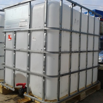 Ёмкость пластикова кубовая в металлической обрешетке (Еврокуб) 1000 л б/у