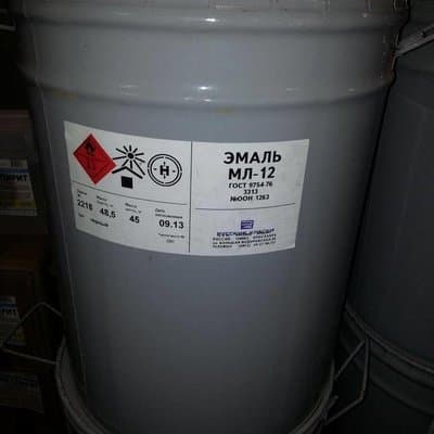 Эмали МЛ 12