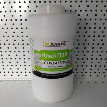 Клей ПВА Лакра универсальный Строитель